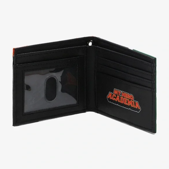Hot Topic My Hero Academia Bakugo Suit Bifold Wallet Anime - Picture 3 of 3